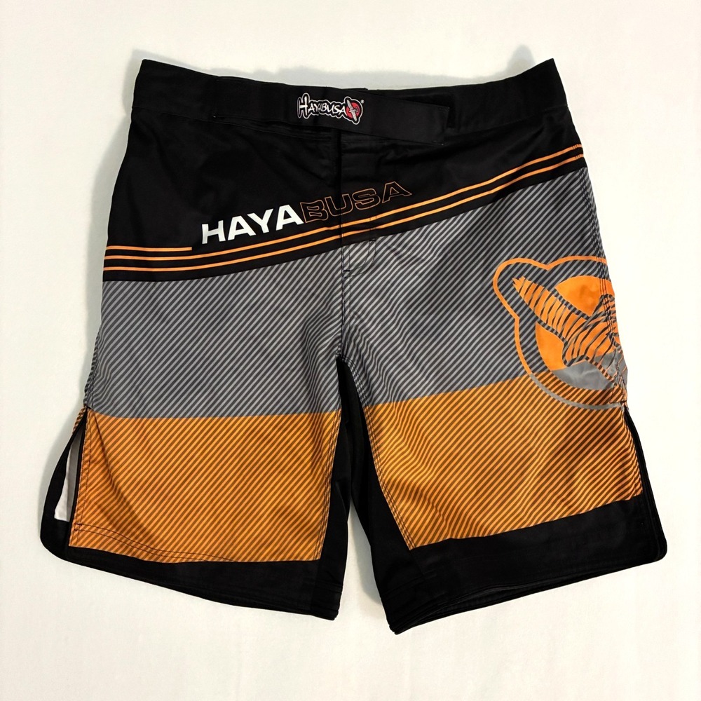 Hayabusa Grappling Shorts Mens Size 36 Elastic Waist BJJ MMA No Gi Jiu Jitsu